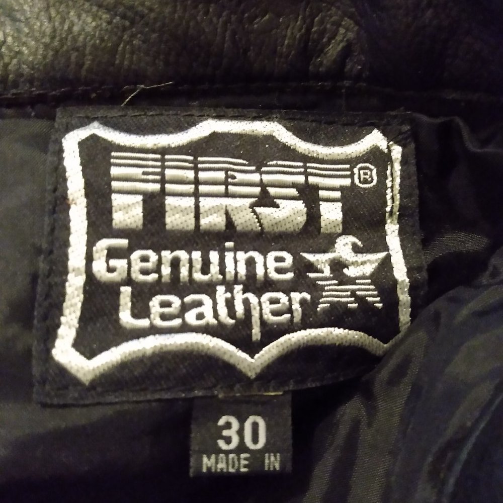 Black Leather Pants